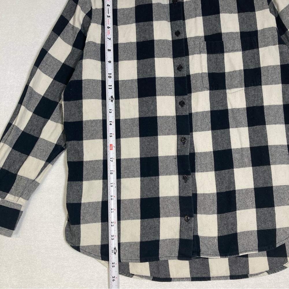 Madewell Women’s Shirt Black and White Casual Button Down Shirt Size S - Picture 9 of 15